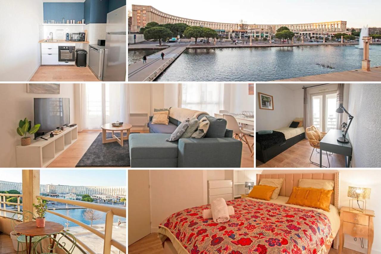 Appartement Cosy , Vue Imprenable, Parking Prive Montpellier Exterior foto